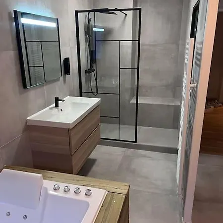 아파트 Avec Jaccuzzi 15 Min Du Centre De Lyon *